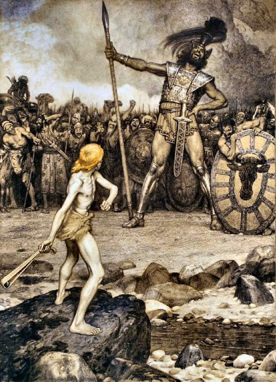 David faces off against Goliath
