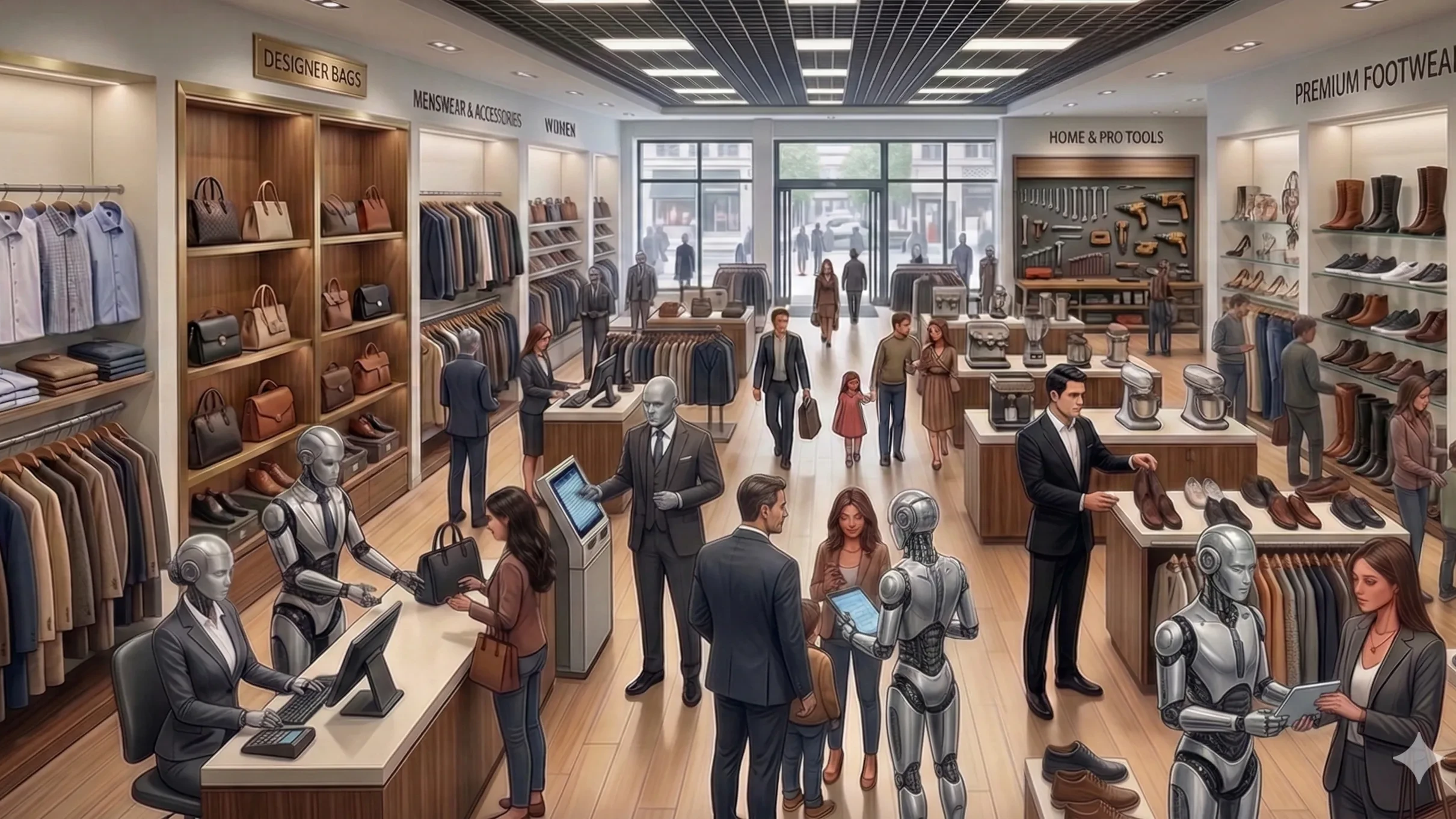 Robots at the Store: Behind the Counter