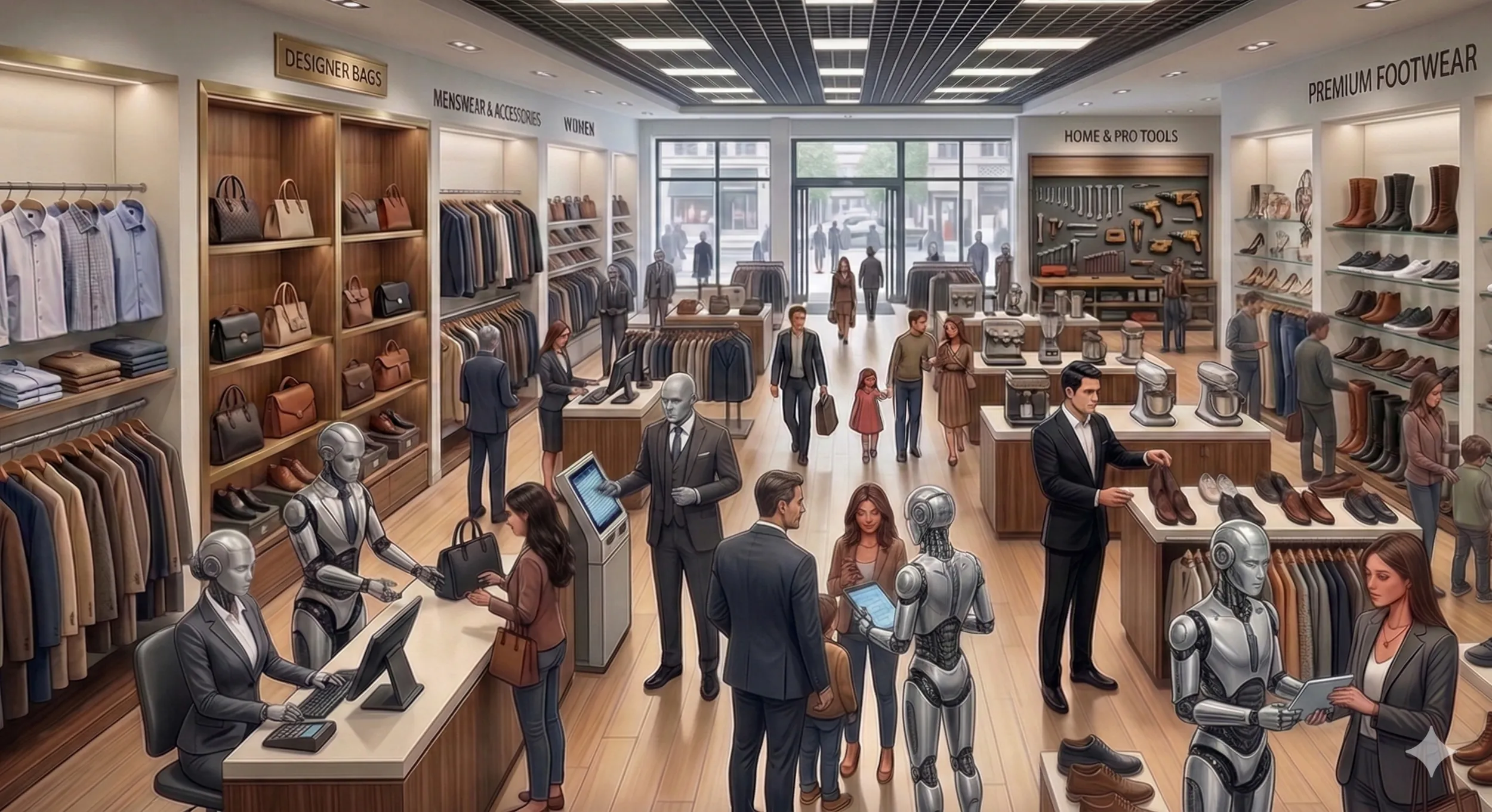 Robots at the Store: Behind the Counter